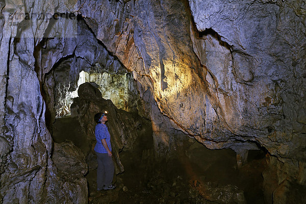Trapeza-Höhle (Kronionhöhle  Kronion cave)  Tzermiadon (Tzermiado)  Lassithi-Hochebene  Ostkreta  Kreta  Griechenland