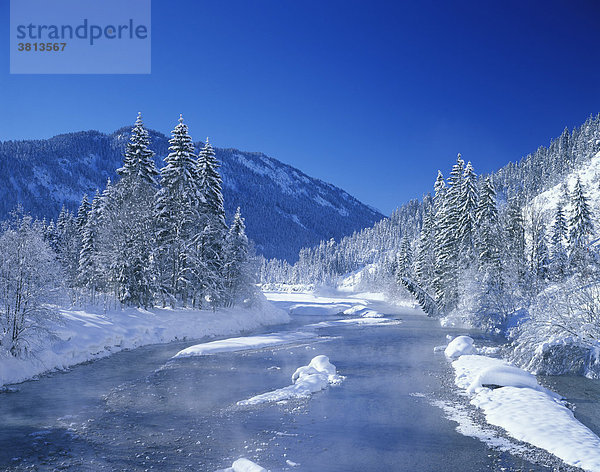 Isar bei Vorderriß  Isarwinkel  Oberbayern