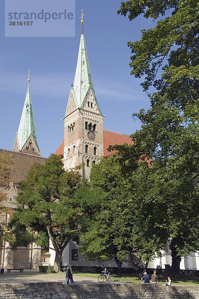 Der Dom von Augsburg  Bayern  Deutschland