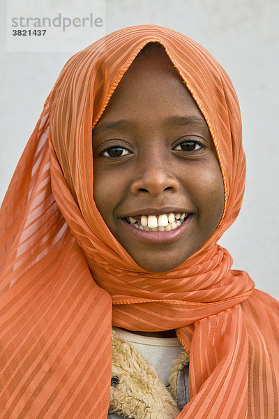 Afrika  Eritrea  mädchen portrait