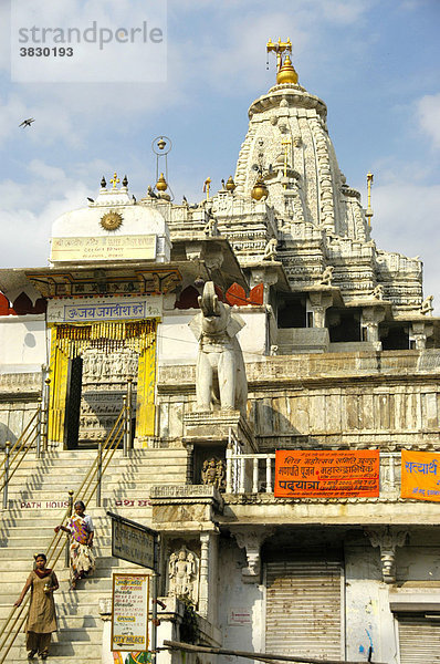 Hindutempel Gott Vishnu geweihter Jagdish Tempel Udaipur Rajasthan Indien