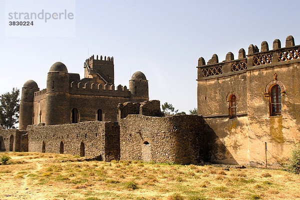 Alter Palast Gemp Gondar Äthiopien