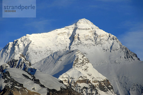 Gipfel des Mt. Everest Chomolungma Tibet China