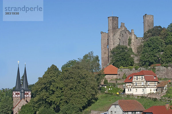 Burg Hanstein im thüringischen Bornhagen