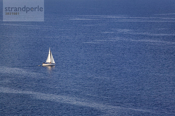 Majorca  sailboat on the Mediterranean