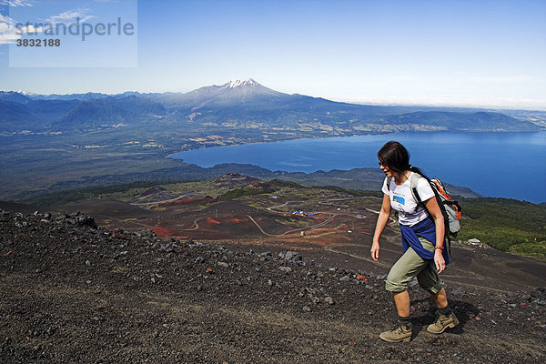 Aufstieg zum Vulkan Osorno  Chile