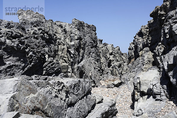 Felsküste in Aguas Verdes - Playa del Valle   Fuerteventura   Kanarische Inseln