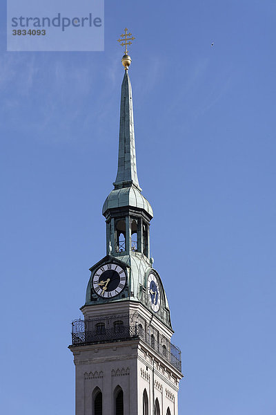 Kirchturm Alter Peter   Peterskirche   München