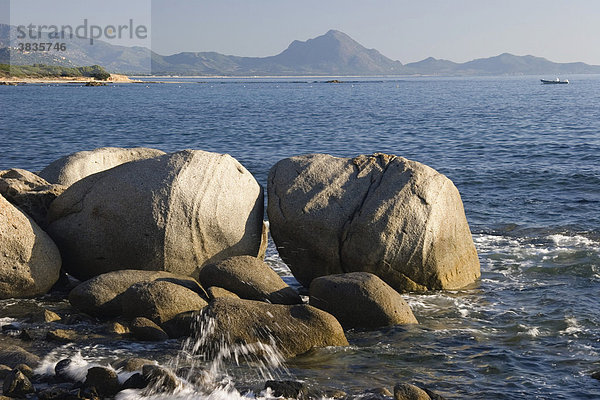 Rocks at Costa Rei  Sardinia  Italy