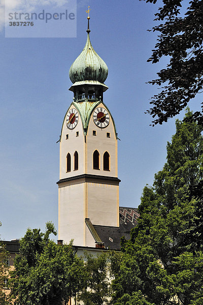 St. Nikolaus-Kirche  Rosenheim  Bayern  Deutschland  Europa