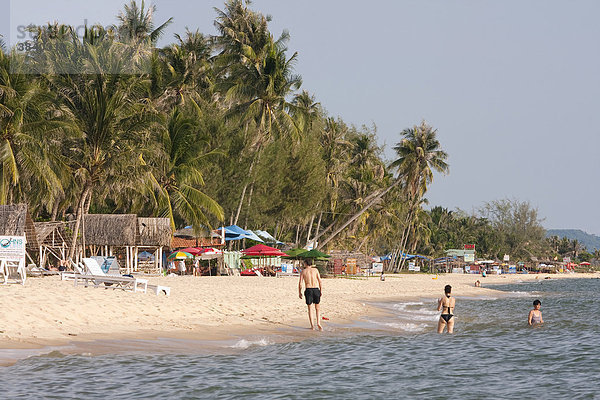 Strand Long Beach  auf der Insel Phu Quoc  Vietnam  Asien