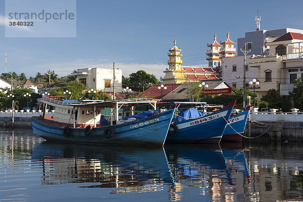Doung Dong Town auf der Insel Phu Quoc  Vietnam  Asien