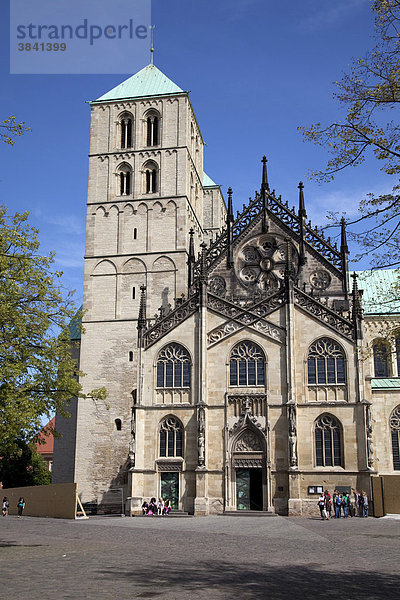 Dom  St. Paulus-Dom  Stadt Münster  Münsterland  Nordrhein-Westfalen  Deutschland  Europa