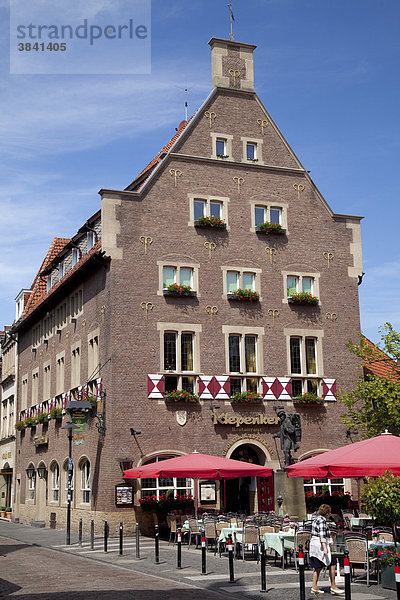Kiepenkerl Restaurant  Gaststätte  Stadt Münster  Münsterland  Nordrhein-Westfalen  Deutschland  Europa