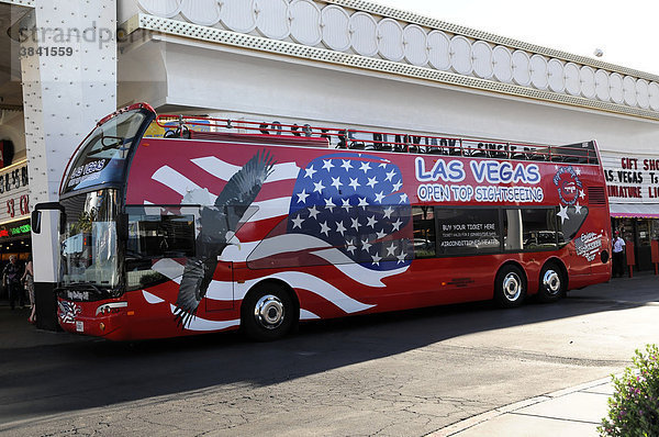 Las Vegas Sightseeing Bus  Las Vegas  Nevada  USA  Nordamerika