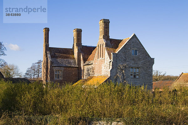 Herrenhaus Woolbridge Manor  Teil des Hardy Trail  Wool  Dorset  England  Großbritannien  Europa
