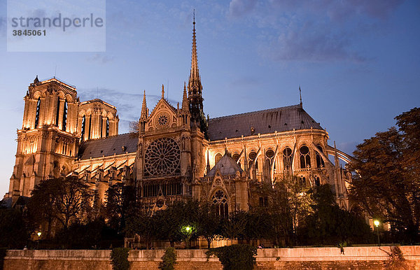 Kathedrale Notre Dame  Paris  Ile de France  Frankreich  Europa