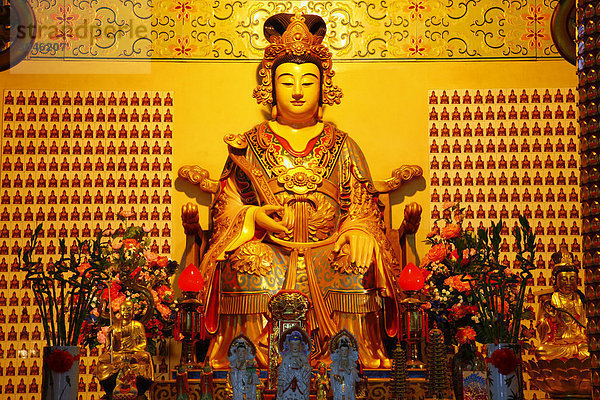 Schutzgöttin  chinesischer Thean Hou Tempel  Kuala Lumpur  Malaysia  Asien