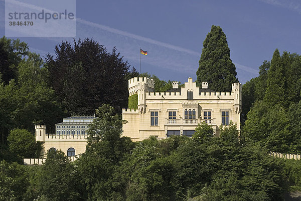 Schloss Marienfels  gehört Entertainer Thomas Gottschalk  Remagen  Rheinland-Pfalz  Deutschland  Europa