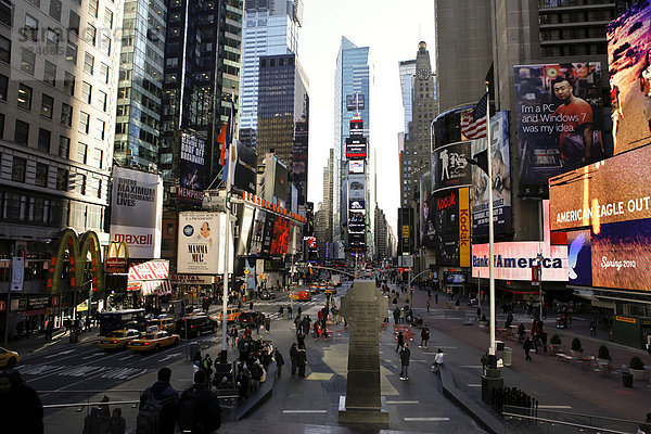 Times Square in Manhattan  New York City  New York  USA