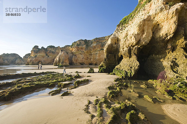 Praia dos Tres Irmaos Strand  Alvor  Algarve  Portugal  Europa