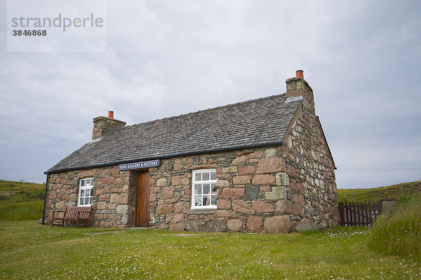 Steinhaus  Sound of Islay  Schottland  Großbritannien  Europa