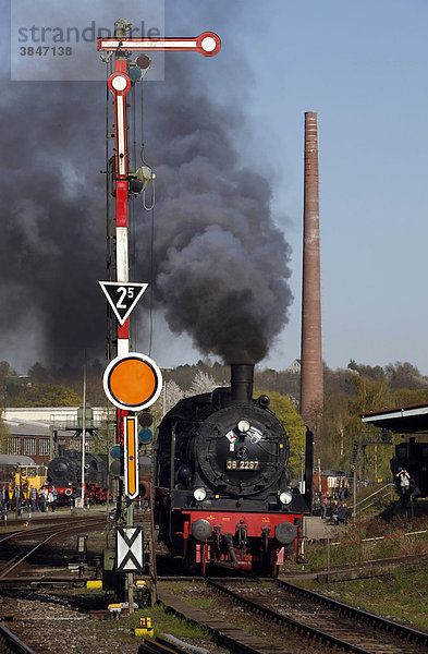 Dampflok-Tage  Eisenbahnmuseum  Dahlhausen  Bochum  Nordrhein-Westfalen  Deutschland  Europa