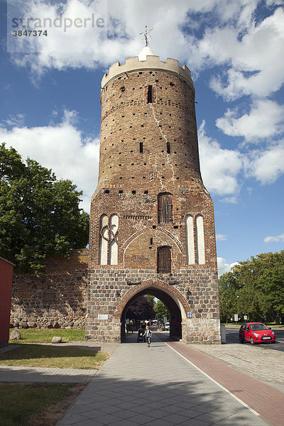 Blindower Turm  Stettiner Turm  Prenzlau  Uckermark  Brandenburg  Deutschland  Europa