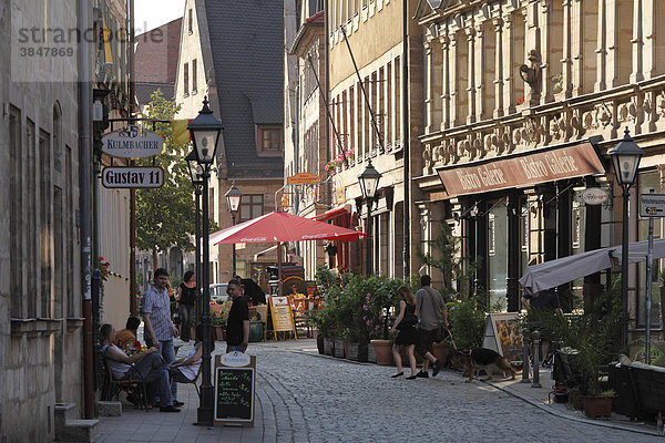 Gustavstraße in Altstadt  Fürth  Mittelfranken  Franken  Bayern  Deutschland  Europa