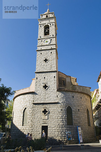 Kirche von Porto Vecchio  Insel Korsika  Frankreich  Europa