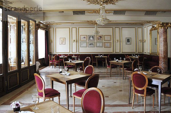Innenaufnahme  Cafe  Hotel Capsa  Bukarest  Rumänien  Europa