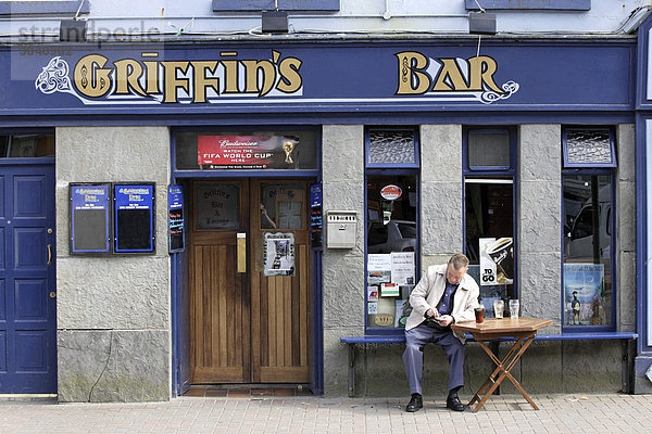 Griffin's Bar  Clifden  Connemara  Irland  Europa