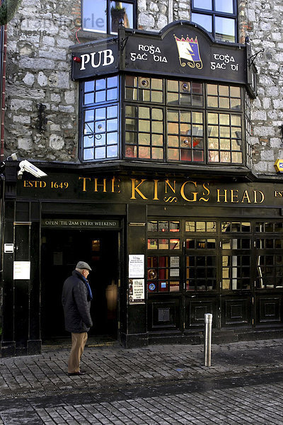 The Kings Head  Irish Pub  Bar  Stadt Galway  Republik Irland  Europa