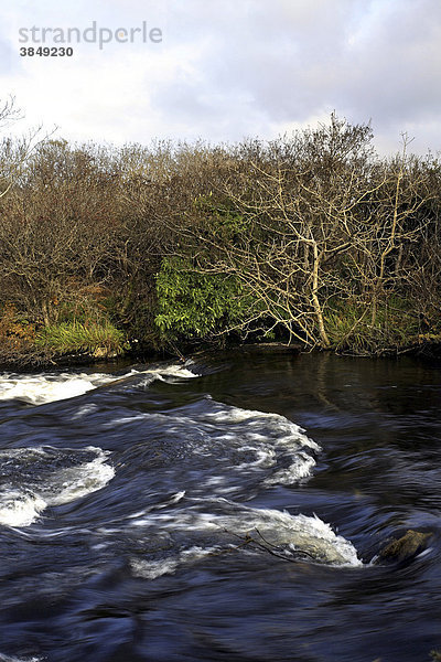 Dawros Fluss  Connemara Nationalpark  County Galway  Republik Irland  Europa