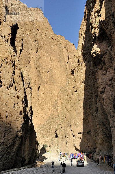 Gorges de Todra  Todraschlucht  Atlasgebirge  Marokko  Afrika