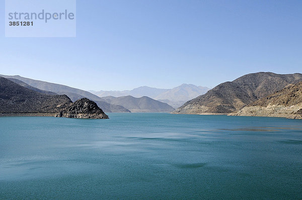 Stausee Puclaro  See  Wasser  Berge  Vicuna  Valle d`Elqui  Elqui Tal  La Serena  Norte Chico  Nordchile  Chile  Südamerika