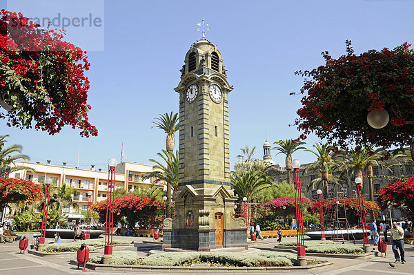 Big Ben  Uhrenturm  nationales Monument  Plaza Colon  Plaza de Armas  Platz  Antofagasta  Norte Grande  Nordchile  Chile  Südamerika