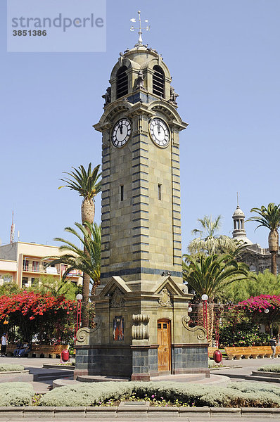 Big Ben  Uhrenturm  nationales Monument  Plaza Colon  Plaza de Armas  Platz  Antofagasta  Norte Grande  Nordchile  Chile  Südamerika