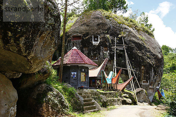 Felsengrab  Lokomata  Toraja Kultur  Sulawesi  Indonesien  Asien