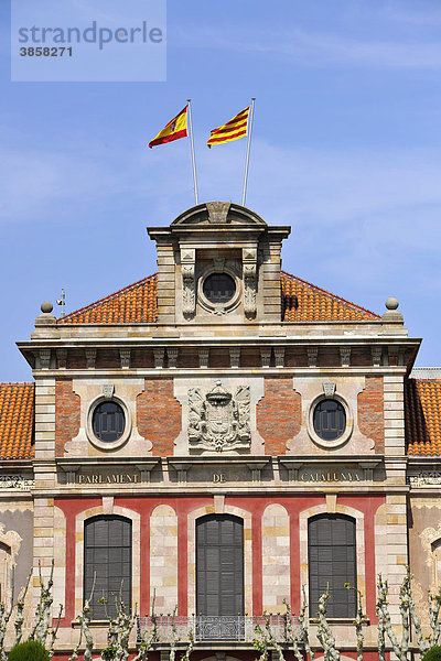 Parlament de Catalunya  katalanisches Parlament  Parc de la Ciutadella  Barcelona  Katalonien  Spanien  Europa
