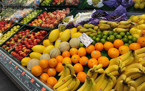 Obst  Auslage  Lebensmittelmarkt  Einzelhandel