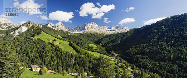 Rosengarten  Catinaccio  bei Tiers  Dolomiten  Trentino-Südtirol  Italien  Europa