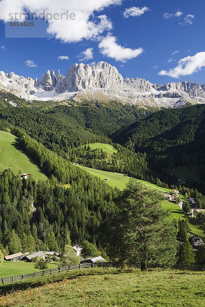 Rosengarten  nahe Tiers  Dolomiten  Trentino-Südtirol  Italien  Europa