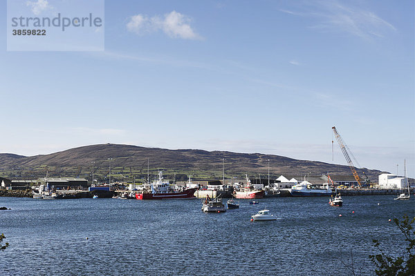 Hafen  Castletownbere  Beara-Halbinsel  County Cork  Irland  Britische Inseln  Europa