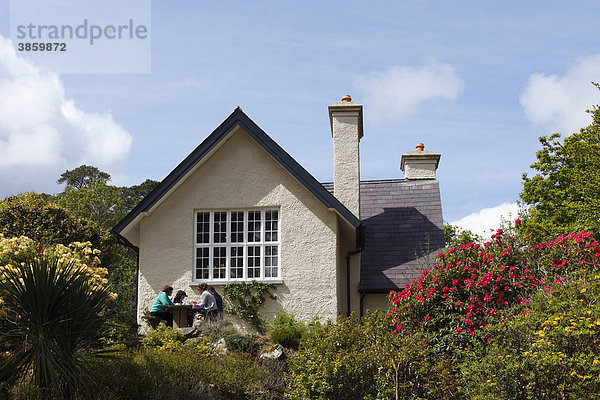 Dinis Cottage bei Meeting of the Waters  Killarney Nationalpark  County Kerry  Irland  Britische Inseln  Europa