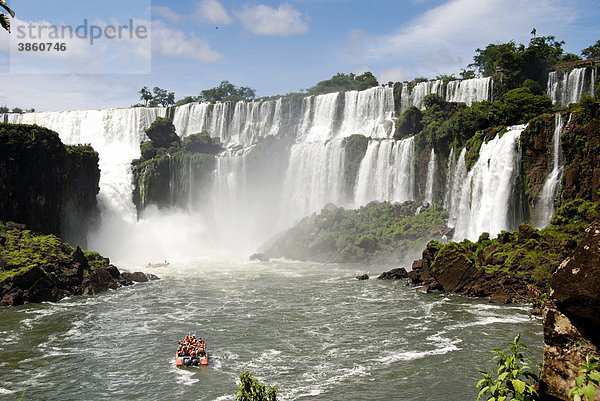 Iguazu Wasserfälle  argentinische Seite  Iguazu  Argentinien  Südamerika