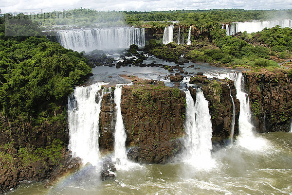 Iguazu Wasserfälle  brasilianische Seite  Iguazu  Brasilien  Südamerika