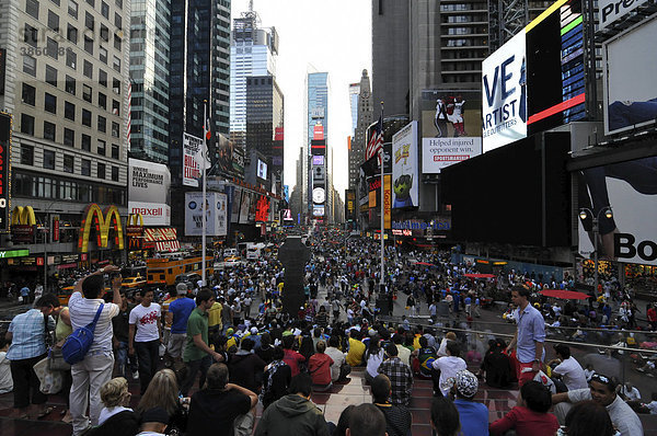 Times Square  Theater District  New York City  New York  Nordamerika  USA  Vereinigte Staaten