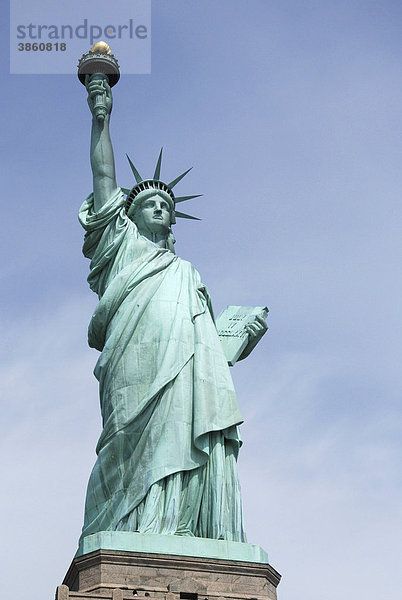 Freiheitsstatue  Liberty Island  New York  USA  Vereinigte Staaten  Nordamerika  Amerika