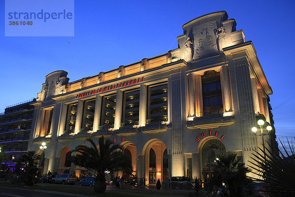 Hotel und Kasino Palais de la MediterranÈe  Promenade des Anglais  Nizza  Nice  DÈpartement Alpes Maritimes  RÈgion Provence Alpes CÙte d'Azur  Frankreich  Europa